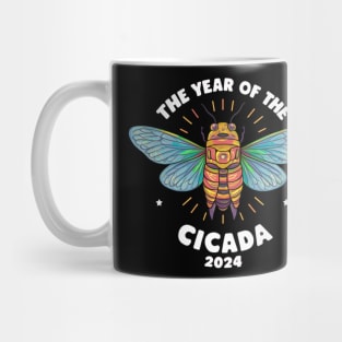 Cicada Lover Year Of The Cicada 2024 Entomology Cicada Mug
